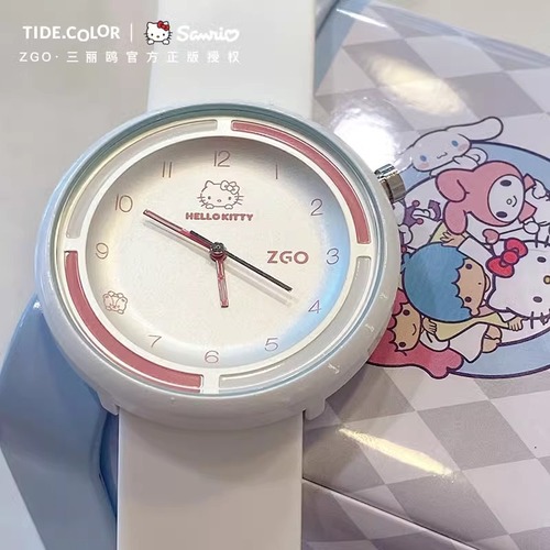 ZGO Zhenggang hellokitty Hello Kitty watch women's junior high school student examination special pointer electronic watch