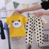 YQ Polka Dot Bear-Yellow Trend