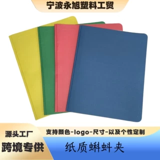 跨境A4纸质蝌蚪夹加厚20丝学习试卷收纳夹办公报告文件夹可定制