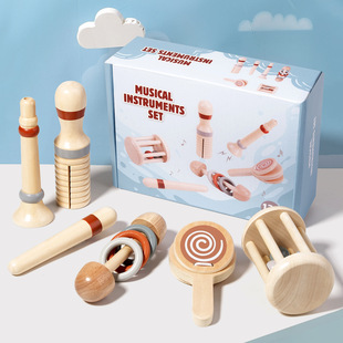 Toddler Baby Hand Grasping Rattle Toy Educational Early Education Set to Exercise Baby's Hands-On Grasping Ability and Hand-Eye Coordination