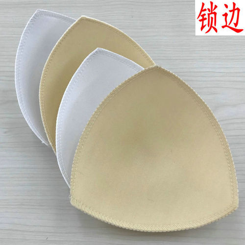 Bikini swimsuit triangle sponge breast pad insert bra underwear sponge pad sexy underwear lock edge underwear pad