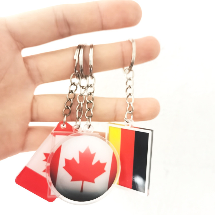 Canada, Germany, World Symbols, American Flag Pendant, Stand-Up Sign, Keychain Ring, Israel Hanging Sign, Small Gift