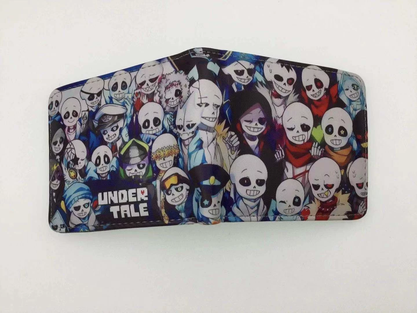 Под легендой, компактный бумажник Undertale Skeleton Brothers, периферия игры, короткий студенческий бумажник, следовать