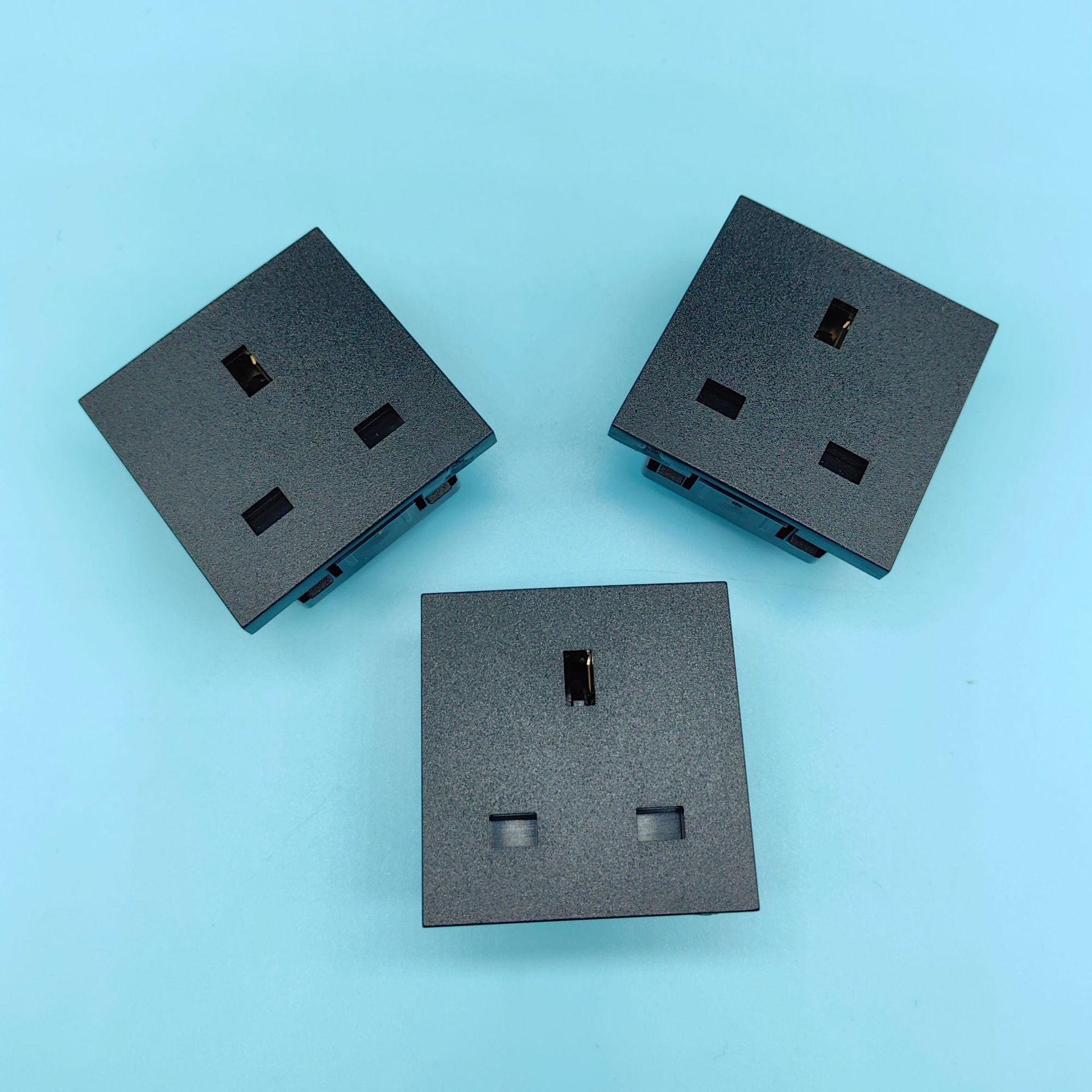 BS-Y01英式三孔 英标 英规插座 13A250V带防护门 BS1363 电源模块