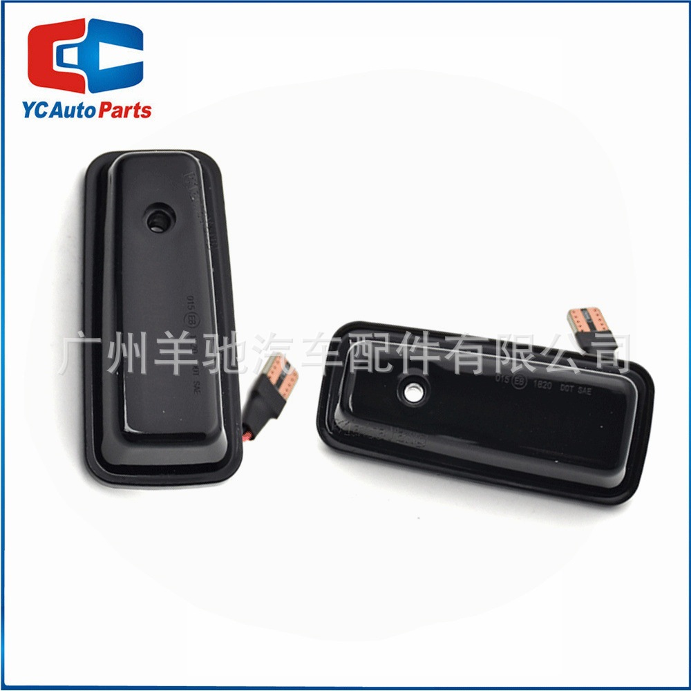 Aplicable a Mercedes-Benz G-Class W461 W463 G500 flujo dinámico de agua LED lámpara lateral de lámpara lateral de lámpara lateral