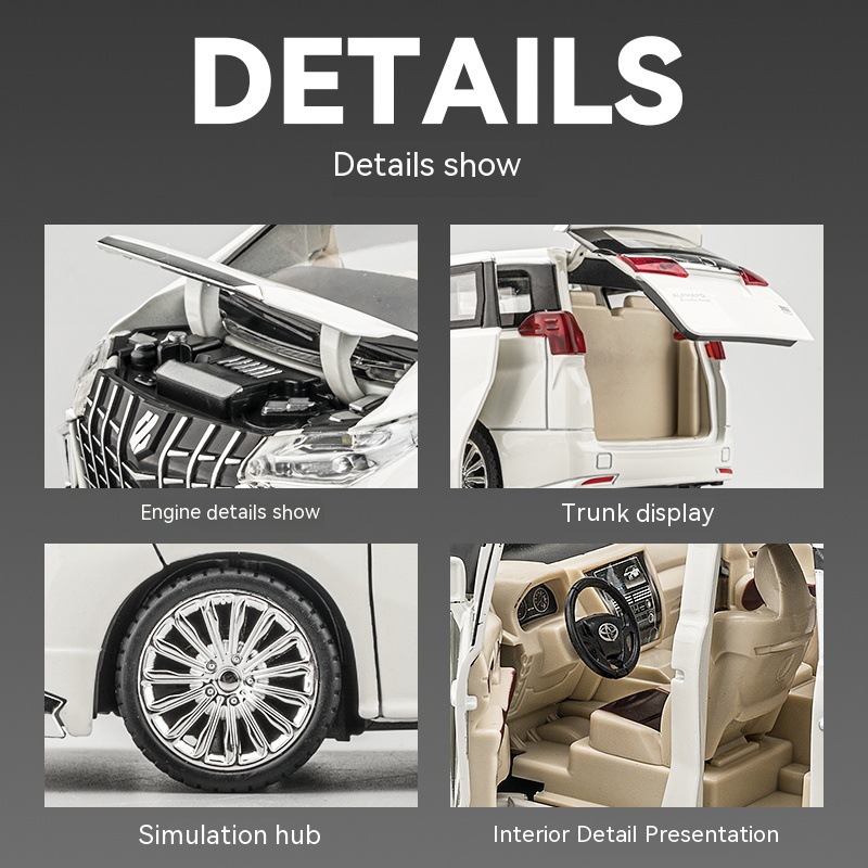 1:24 Alpha alloymodel carcentral control exquisite ornaments