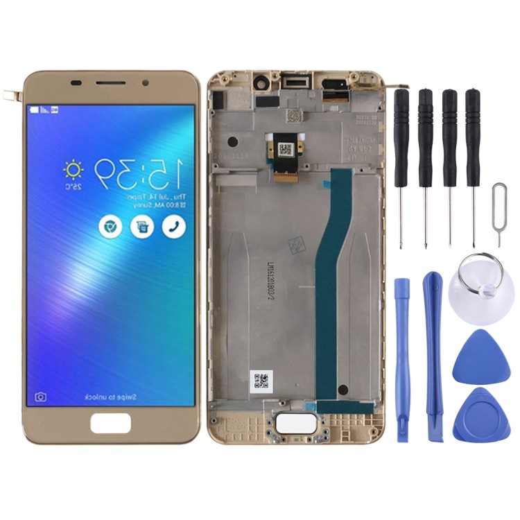 Para ASUS Zenfone 3S Max ZC521TL X00GD Banda de ensamblaje táctil LCD