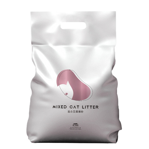 Yiguan tofu mixed cat litter dust-free clumping tofu bentonite cat special manufacturer wholesale one piece dropshipping 6L