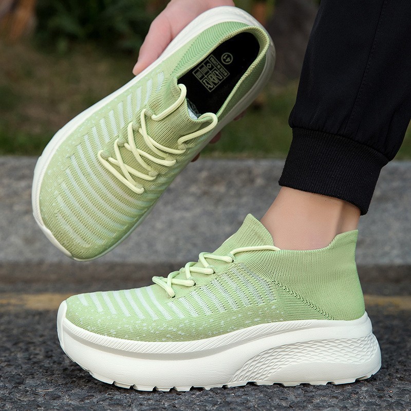 Zapatillas de Running de Horma Ancha de Malla y PU con Suela EVA para Deporte y Uso Casual image 1