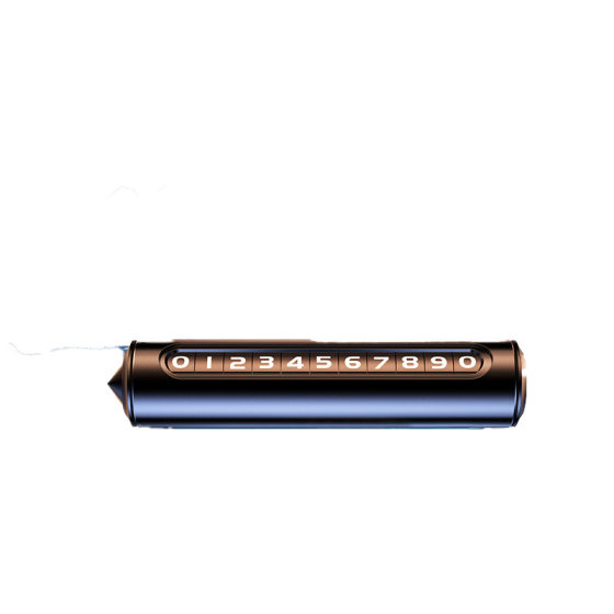 Car window breaker number plate moving car phone plate ornaments car mobile phone number car temporary parking safety hammer