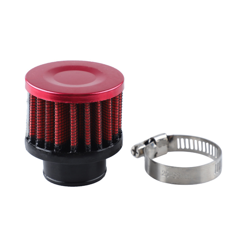 Car modification high-flow air intake small mushroom head secondary air intake universal exhaust pipe filter mushroom 25MM
