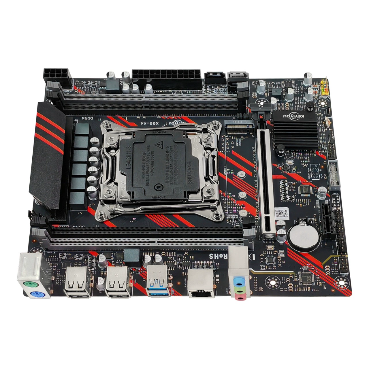 Материнская плата X99-K4, новый чип X99, DDR4, четыре слота, LGA2011-3, поддержка NVMe/SATA для настольного ПК