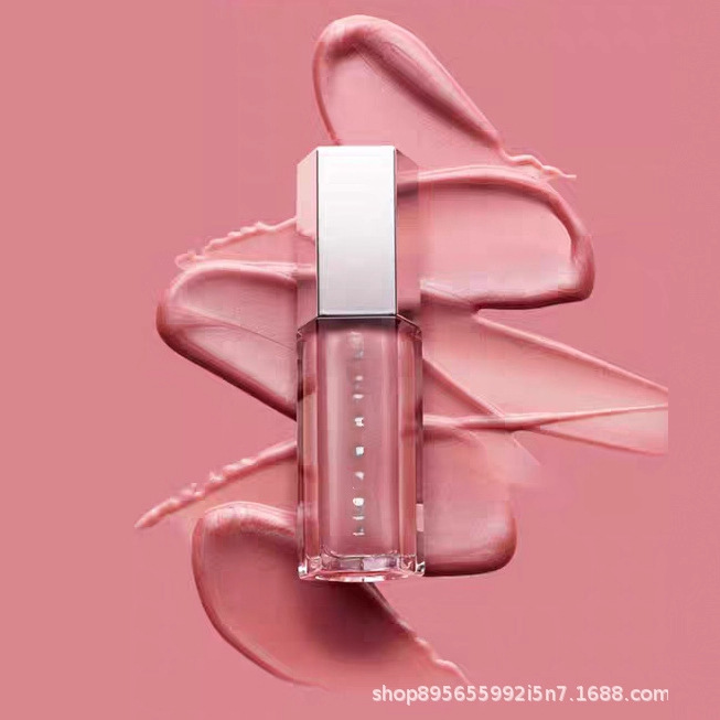 Inventario transfronterizo Rihanna esmalte labial espejo de color acuoso lápiz labial caliente lápiz labial caliente