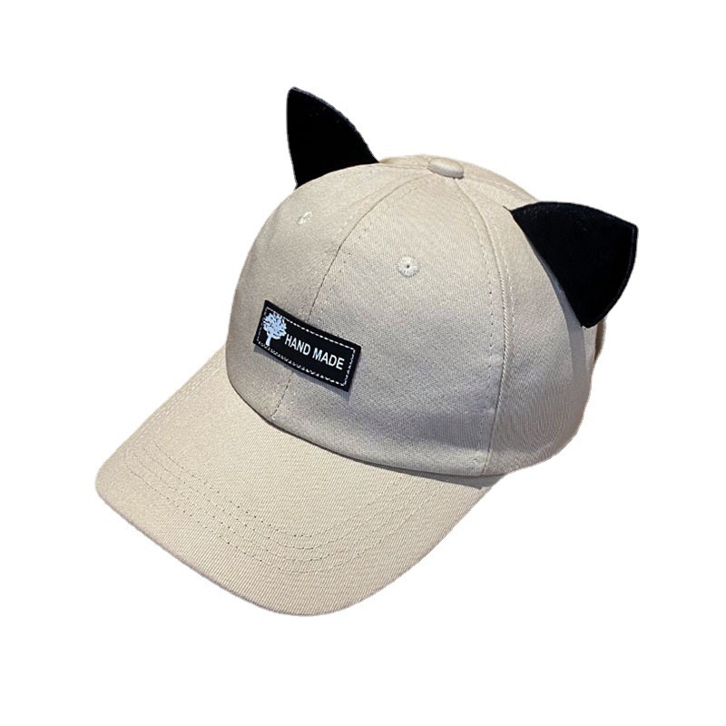 Cappellino baseball aviatore con orecchie di gatto per ragazze_voghion.com