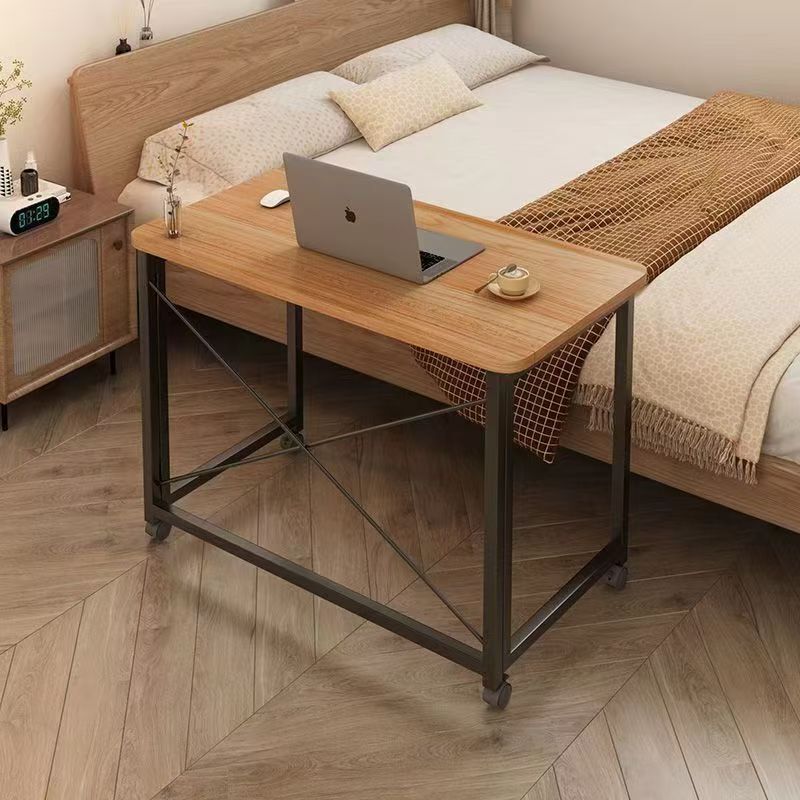 Home Computer Desk, Small Apartment Folding Table, Space-Saving, Movable Desk, Lazy Bedside Table, Simple Study Desk Home Computer Desk, Small Apartment Folding Table, Space-Saving, Movable Desk, Lazy Bedside Table, Simple Study Desk