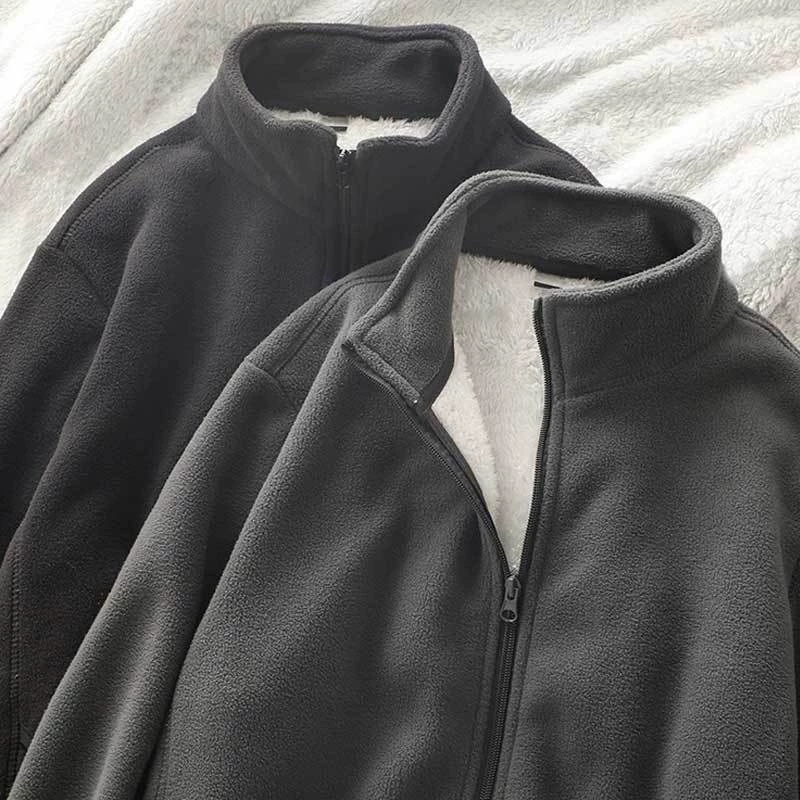 Warm velvet down jacket, sweatshirt, American style