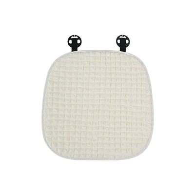 Pillow Pillow Fashion Goddess | Headrest - beige-new-puff-grid-seat-cushion-front-row