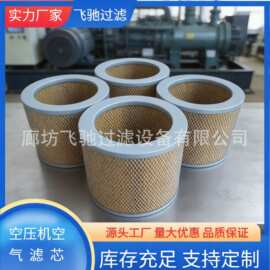 工业螺杆空压机空气滤芯玻璃纤维材质用于压缩机/空压机空气滤芯