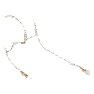 New glasses chain love pearl chain smiley face chain European and American advanced glasses chain Pearl metal chain wholesale