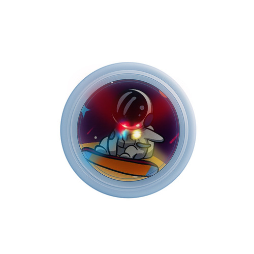 LED-illuminated TPR soft flying disc for children, sports, outdoor, professional, extreme sports, spinning, kindergarten flying disc with LED