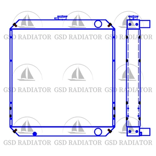 小松挖机水箱KOMATSU RADIATOR 6735-61-9010