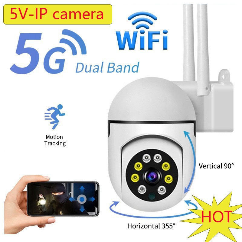 360-degree all-round ultra-clear surveillance camera, night vision full-color WIFI, remote control via mobile phone, home monitor details Picture