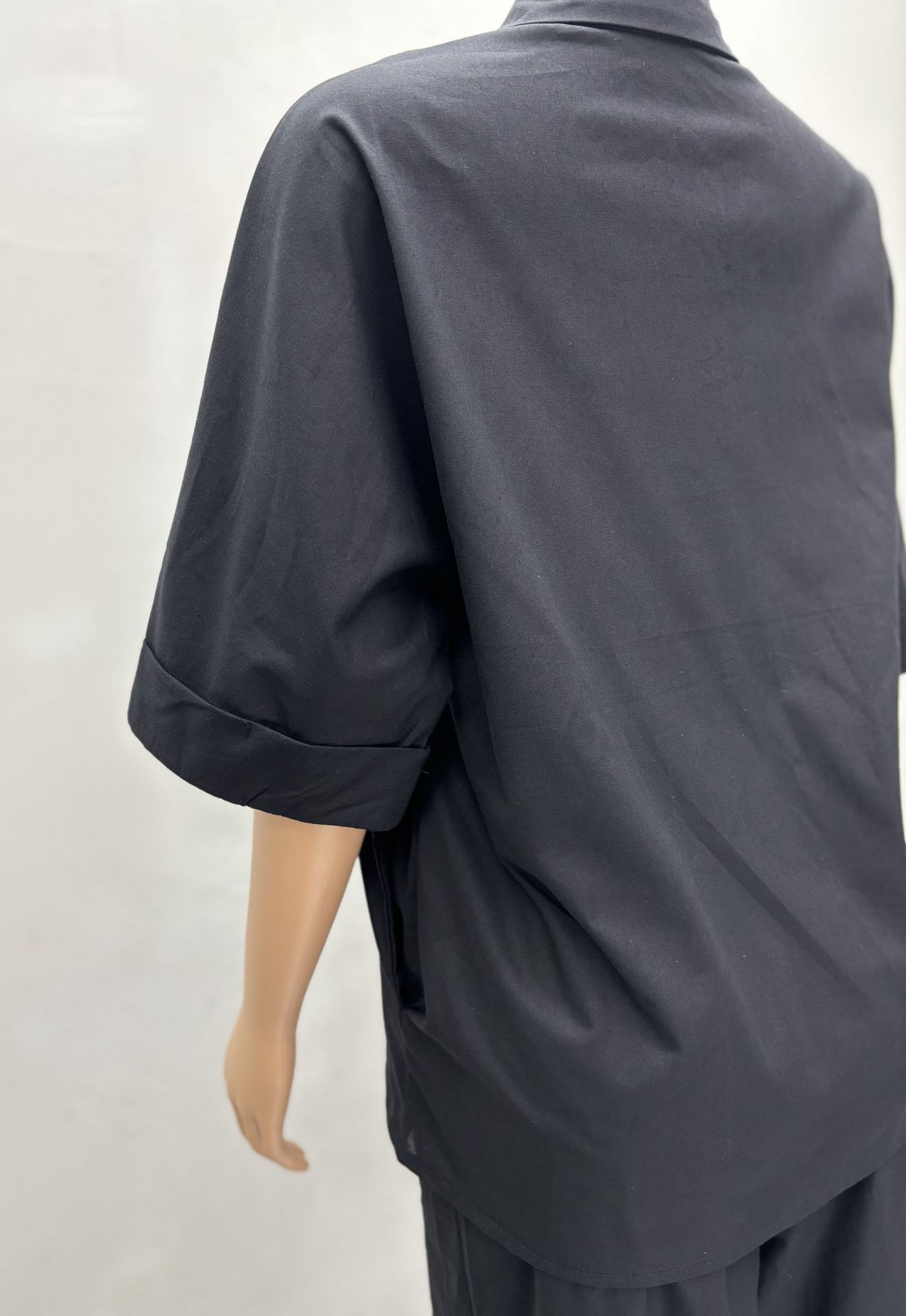 Damen Zweiteiler Set Bestehend Aus Lässigem Hemd Und Shorts_voghion.com