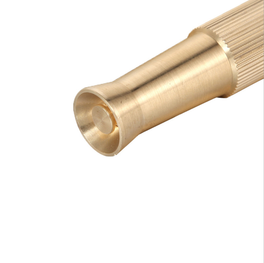 Tubería de agua SNJUE4 que conecta la PISTOLA DE PULVERIZACIÓN recta de cobre herramienta de lavado de coches de jardín enchufe directo PISTOLA DE PULVERIZACIÓN recta de cobre pistola de agua de lavado de coches