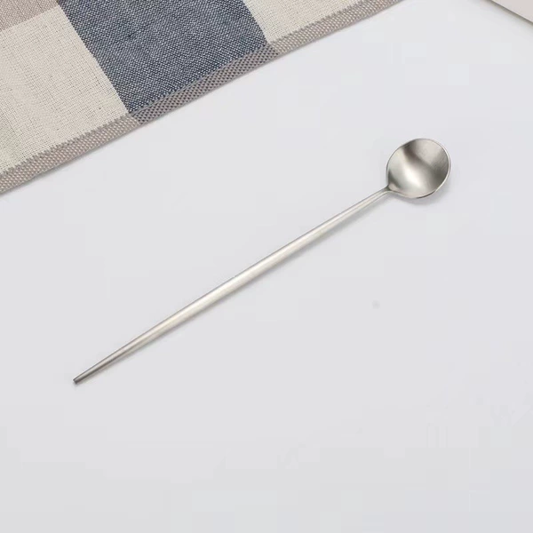 Silver long ice spoon