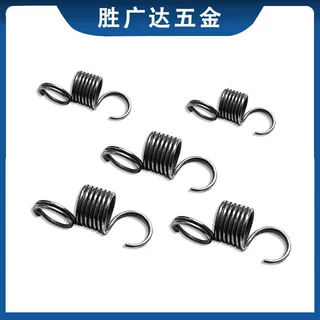 定制304不锈钢单扭弹簧电器灯具蝶形双扭转弹簧锁件夹子异形弹簧