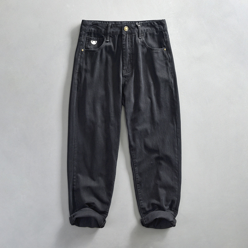 G7271 Men's Retro Washed Casual Jeans, One Piece Replacement_voghion.com