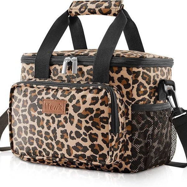 Большая сумка для обеда, изолированная коробка для завтрака, мягкая сумка-холодильник для взрослых, мужчин и женщин, 12 банок (9 л)