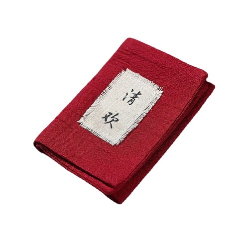 Manufacturer wholesale tea ceremony cotton, linen, linen, clean fragrance, Chinese style, retro, absorbent tea towel, tea table towel, tablecloth, rag