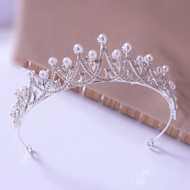 Elegant hair accessory for bride from pearl, wedding dress, universal bridesmaid dress, headband, (Cross-border trading), wholesale