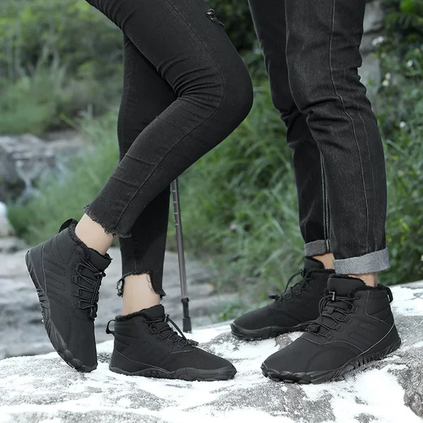 Cross-Border New Winter Men's Snow Boots Thickened Waterproof Anti-Slip Elderly Cotton Shoes Warm Plus Velvet Short Boots