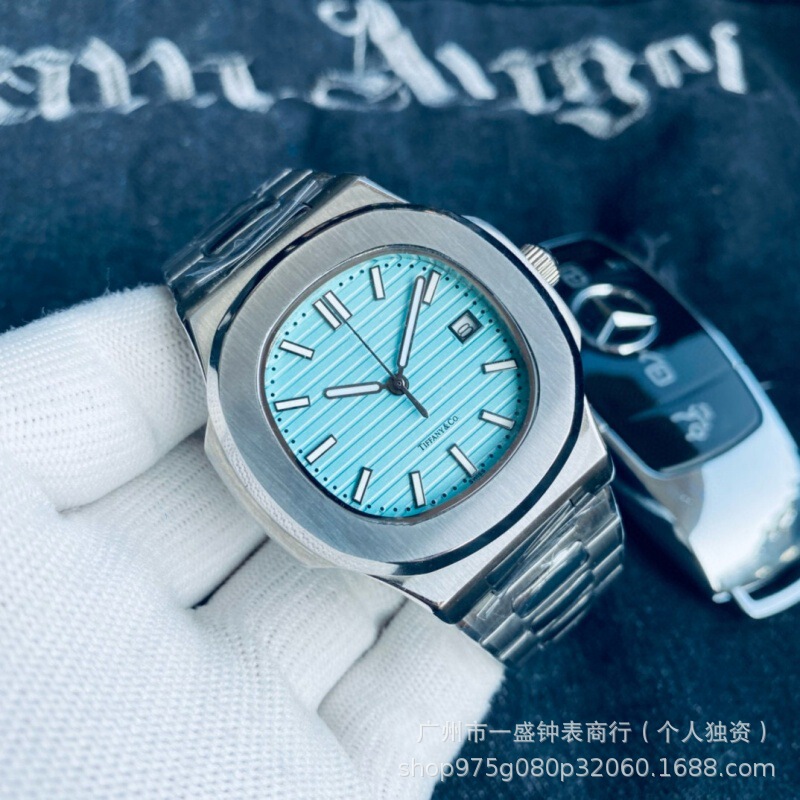 Popular Foreign Trade Model 3K Nautilus 5711 Fully Automatic Mechanical Men's Watch Grenade Steel Strap Watch Patek Men's Wristwatch
