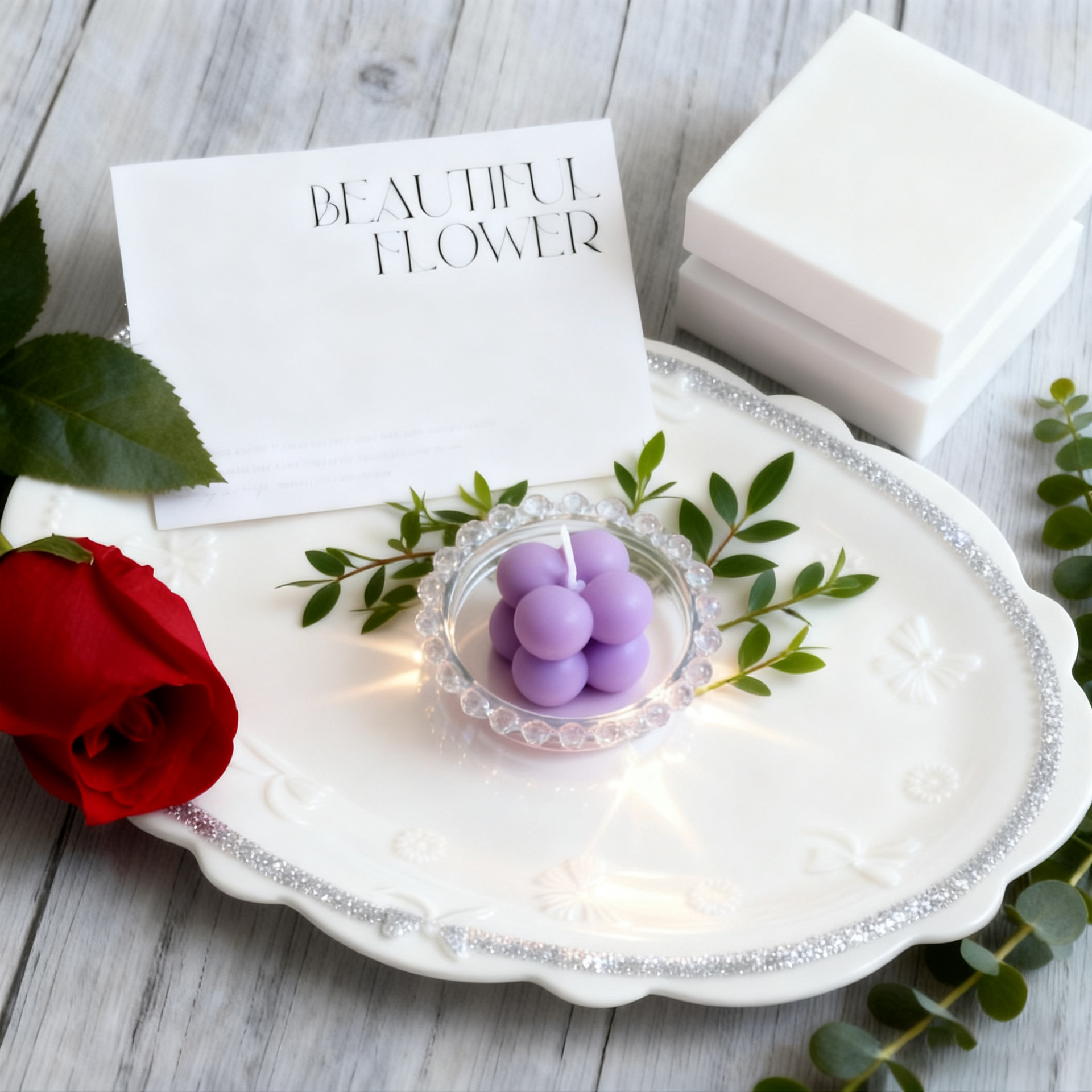 Duftlys i terningform dekorativt til hjemmet og gaveidé_voghion.com