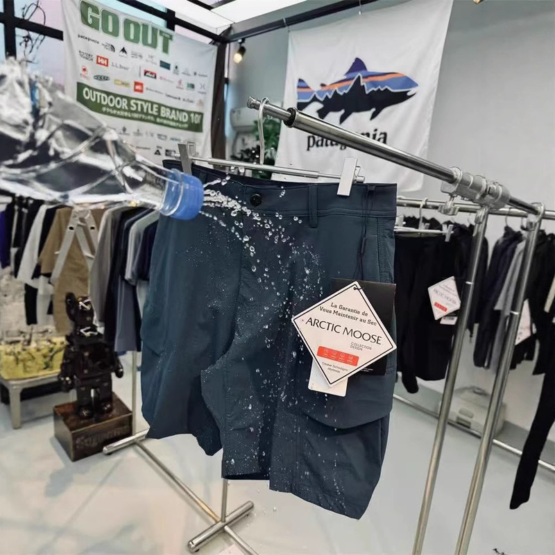 Affordable Alternative! Wear-Resistant, Breathable, Water-Repellent Men's 9inch Casual Pants Outdoor Shorts