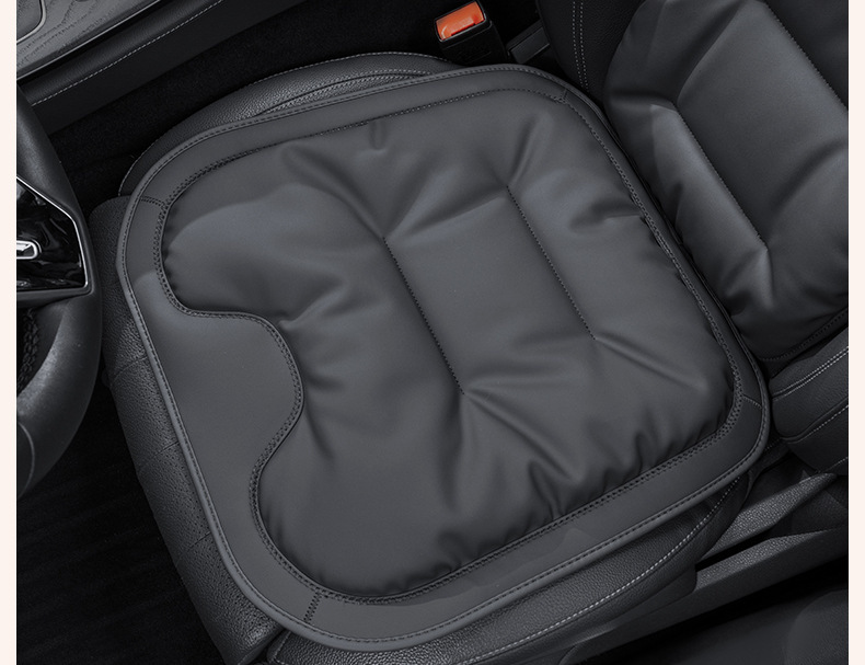 Napa Leather Car Seat Cushion, Universal for All Seasons, Integrated Seat and Backrest, Breathable and Comfortable for Long Drives Without Getting Tired