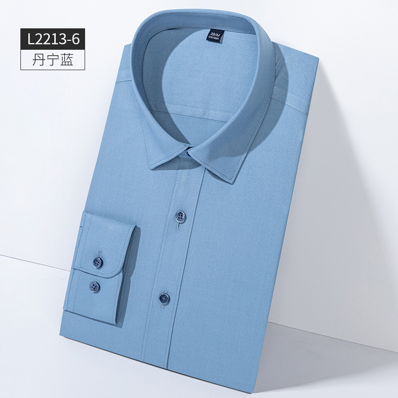 Camisas de seda de morera para hombres sin quemar herramientas de ocio de negocios camisas profesionales para hombres cuatro estaciones de viaje transpirables mangas largas