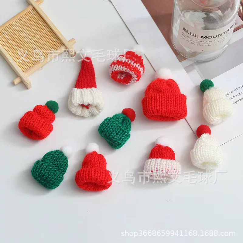 Small hat, scarf, doll, decorations