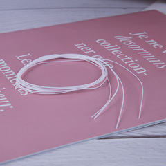 Ukulele string set compatible with 21/23/26 inch white nylon ukulele, bulk pack