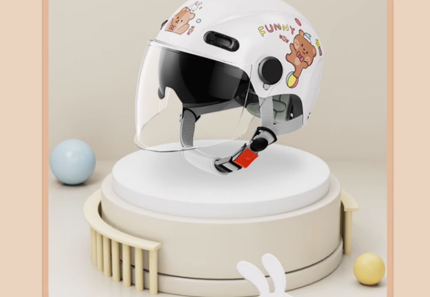 New national standard 3C certification children's helmet baby child summer girl boy electric motorcycle four seasons safety helmet