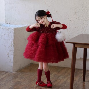 Ůͯ�ӽqС���L����ȹ�B��ȹ���ﶬСŮ���Ƽtɫ�����ȹ�Y��ȹ