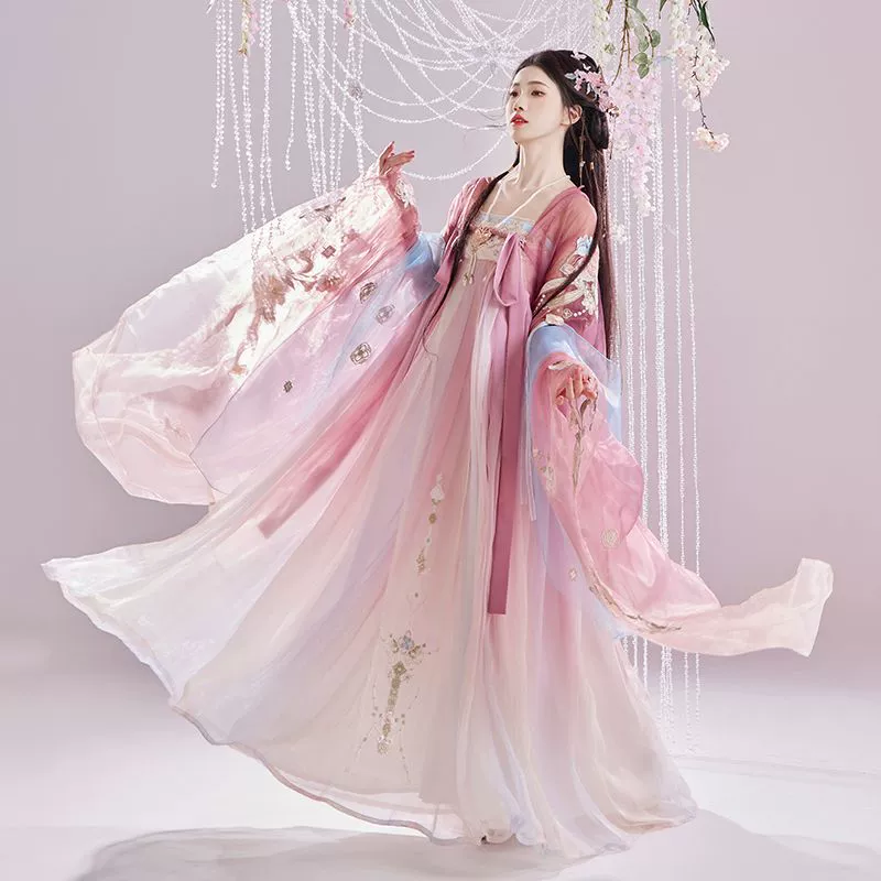 Yunyan Huanyan Оригинальная Hanfu Женская вышитая юбка