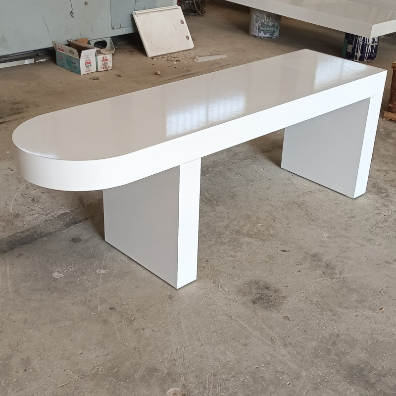 服装店中岛台展示桌鞋包花店中间摆放摆台流水台烤漆台直播展示台