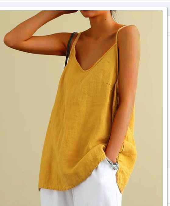 Women's Camisole Tank Tops Backless Simple Style Solid Color display picture 7