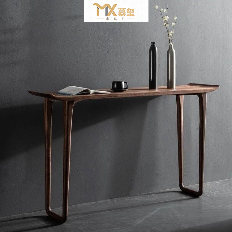 New Chinese Style Solid Wood Console Table Zen Offering Table Console Cabinet Long Table Entry Living Room Table Hotel End Table