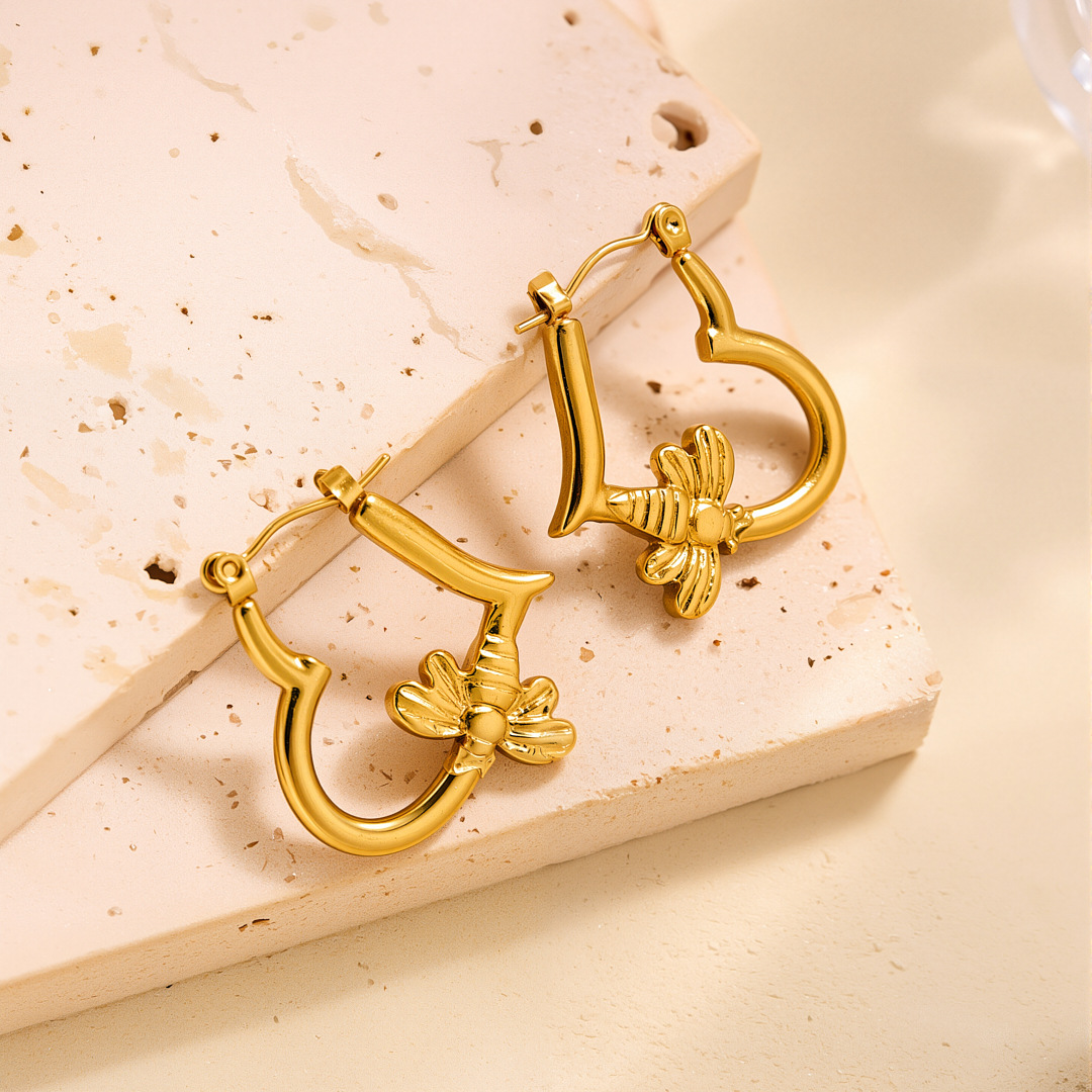 Eh092 earrings gold