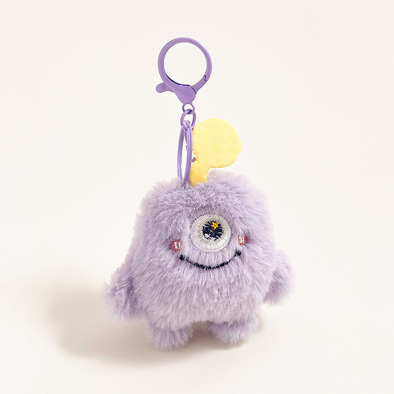 漫画リトルモンスタードールペンダントかわいい小さなギフトぬいぐるみ猫キーホルダーフロアプッシュ人形ペンダントアクセサリー|undefined